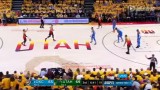 NBA季后赛西部首轮3 爵士VS雷霆录像 第四节
