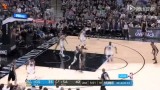 NBA季后赛西部首轮4 勇士vs马刺录像 第一节