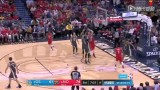 NBA季后赛西部半决赛3 鹈鹕VS勇士录像 第三节