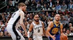 常规赛 勇士VS马刺录像 第一节