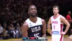 加拿大男篮VS美国男篮录像 第三节